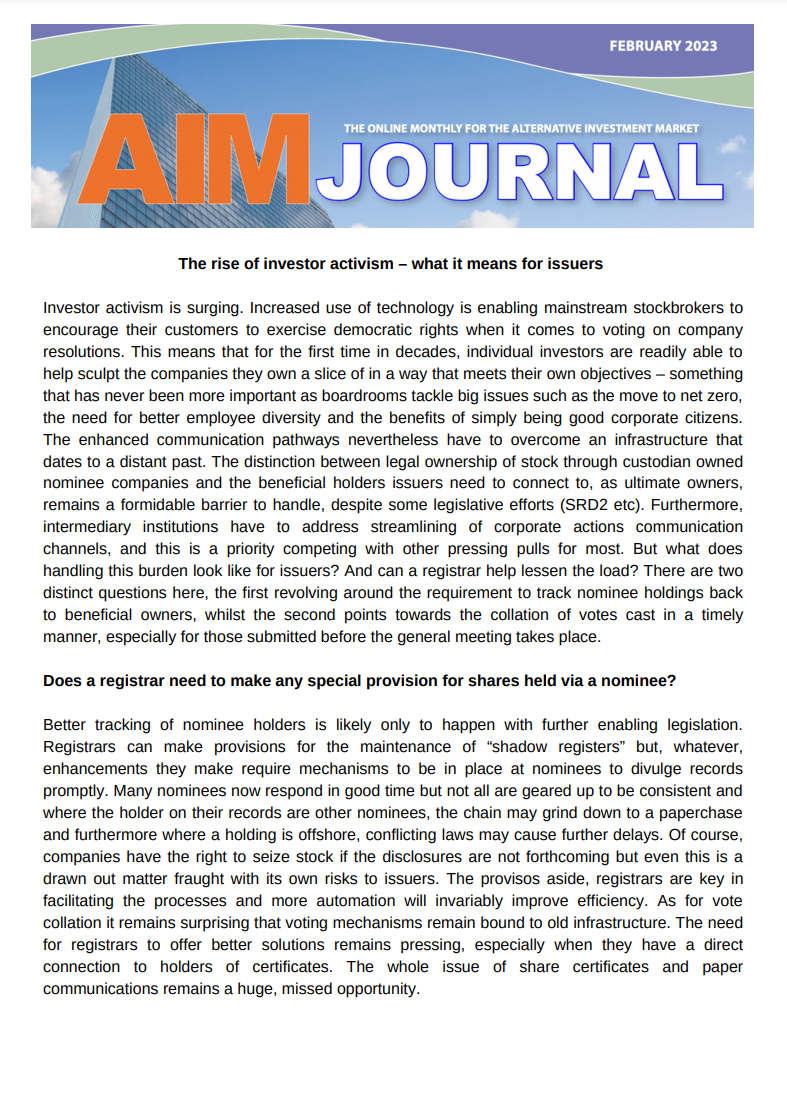 AIM Journal February 2023