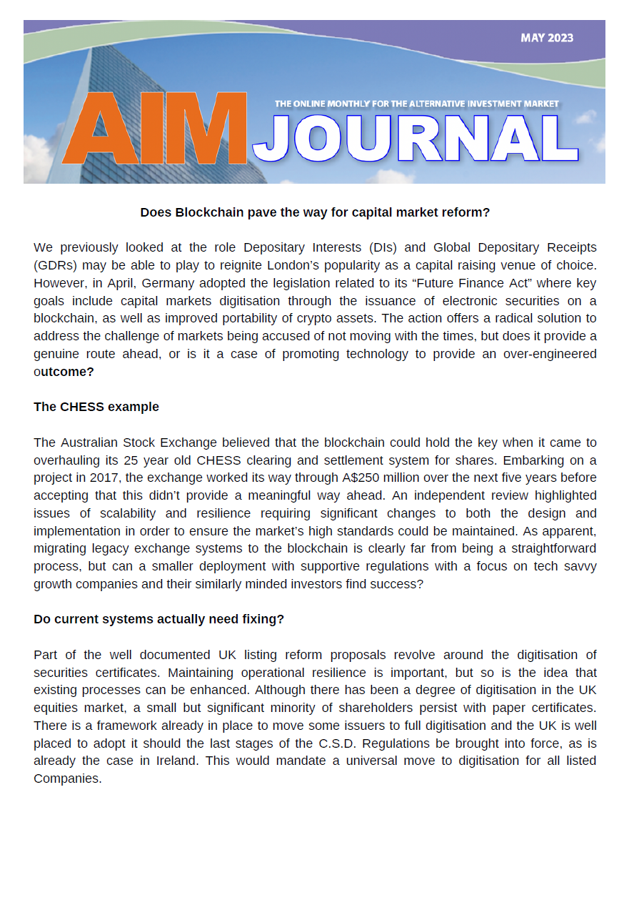AIM Journal May 2023