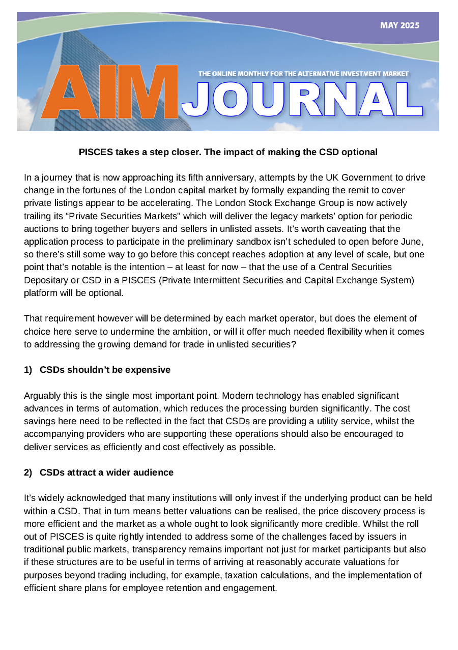 AIM Journal May 2025